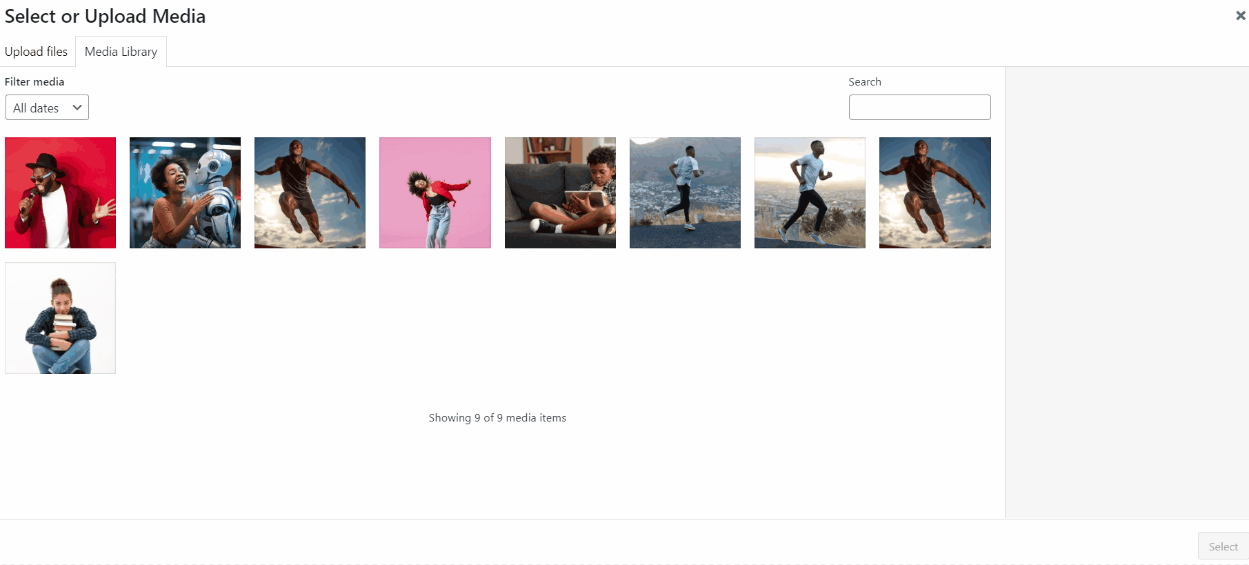 Generating alt text of an image from block editor using Content AI